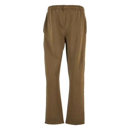 Warm Khaki - Back - Build Your Brand Mens Vintage Heavy Jogging Bottoms