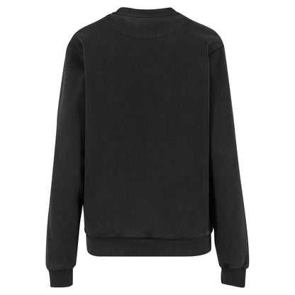 Black - Back - Build Your Brand Womens-Ladies Vintage Heavy Sweatshirt