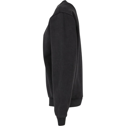 Black - Side - Build Your Brand Womens-Ladies Vintage Heavy Sweatshirt