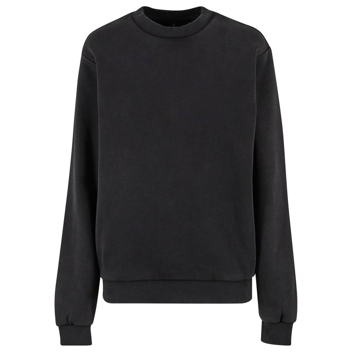 Black - Front - Build Your Brand Womens-Ladies Vintage Heavy Sweatshirt