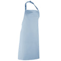 Light Blue - Front - Premier Colours Bib Apron - Workwear