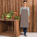 Mushroom - Back - Premier Colours Bib Apron - Workwear