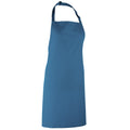 Teal - Front - Premier Colours Bib Apron - Workwear