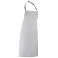 Silver - Front - Premier Colours Bib Apron - Workwear