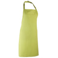 Lime - Front - Premier Colours Bib Apron - Workwear
