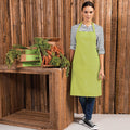 Lime - Back - Premier Colours Bib Apron - Workwear