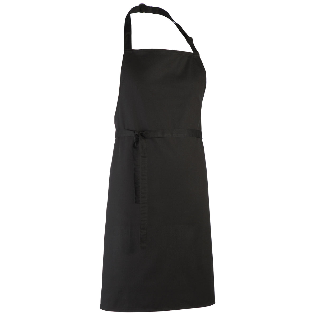 Black - Front - Premier Colours Bib Apron - Workwear