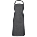 Black Denim - Front - Premier Colours Bib Apron - Workwear