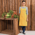 Sunflower - Back - Premier Colours Bib Apron - Workwear