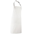 White - Front - Premier Colours Bib Apron - Workwear