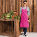 Raspberry Crush - Back - Premier Colours Bib Apron - Workwear