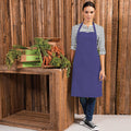 Marine Blue - Back - Premier Colours Bib Apron - Workwear