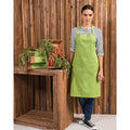 Pistachio - Back - Premier Colours Bib Apron - Workwear