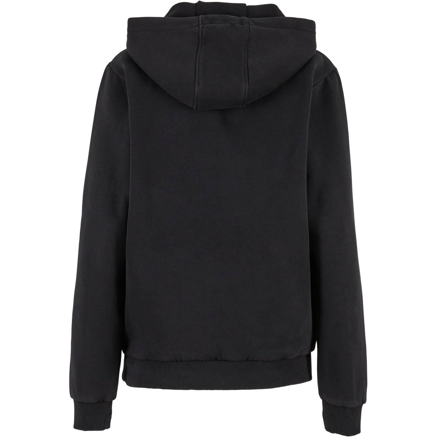 Black - Back - Build Your Brand Womens-Ladies Vintage Heavy Hoodie