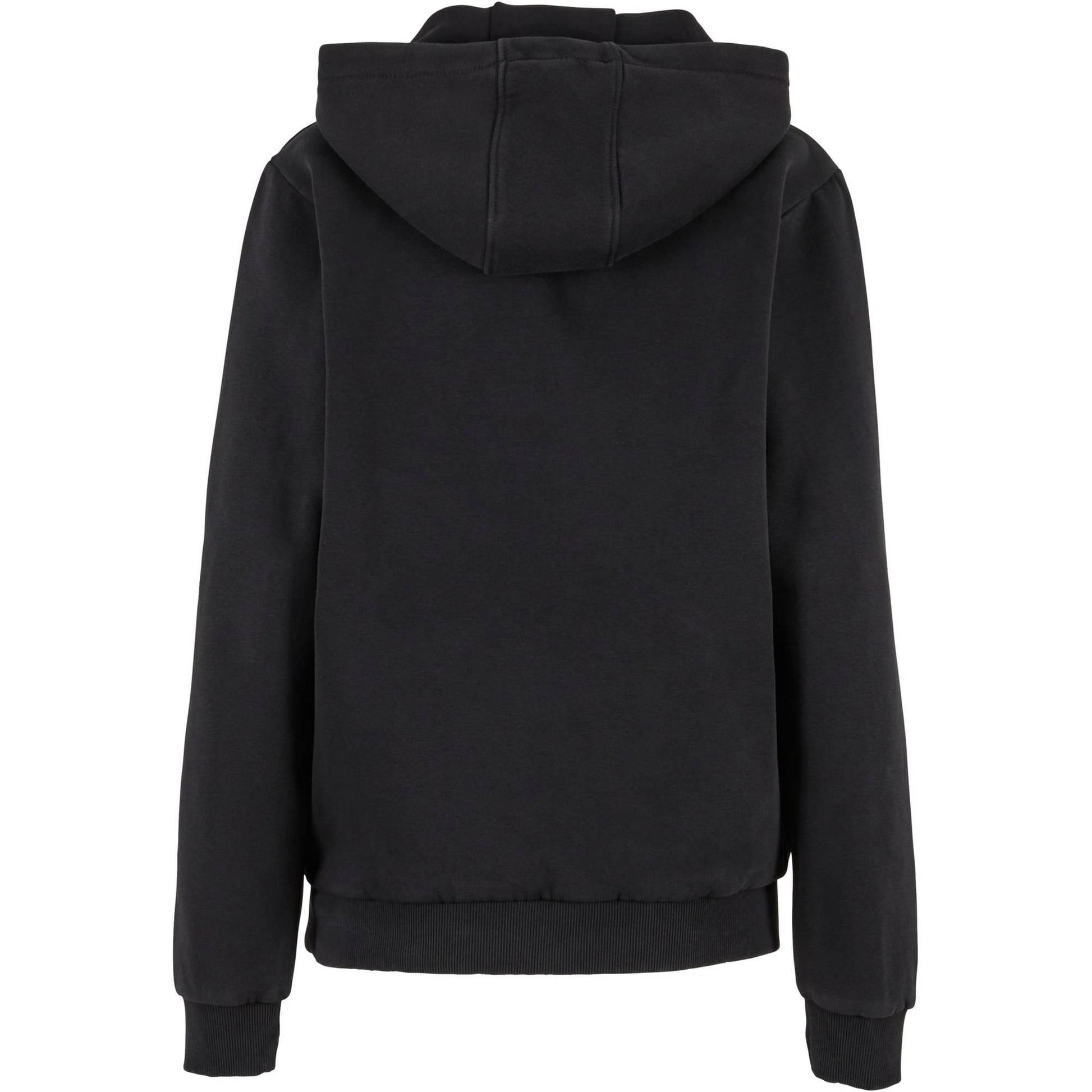 Black - Back - Build Your Brand Womens-Ladies Vintage Heavy Hoodie