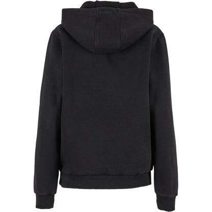 Black - Back - Build Your Brand Womens-Ladies Vintage Heavy Hoodie