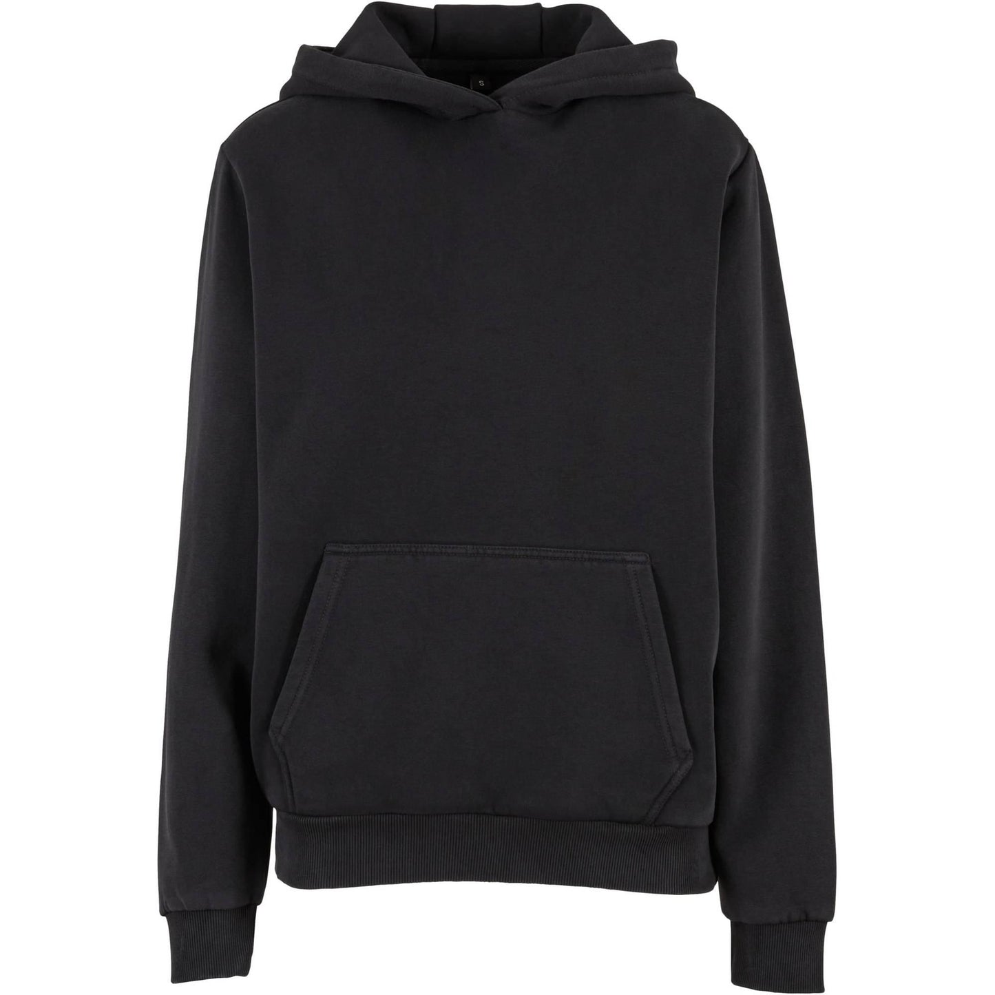 Black - Front - Build Your Brand Womens-Ladies Vintage Heavy Hoodie