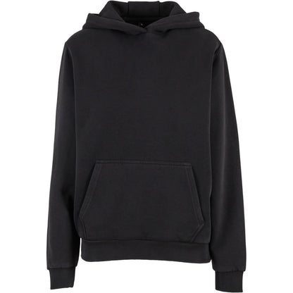 Black - Front - Build Your Brand Womens-Ladies Vintage Heavy Hoodie