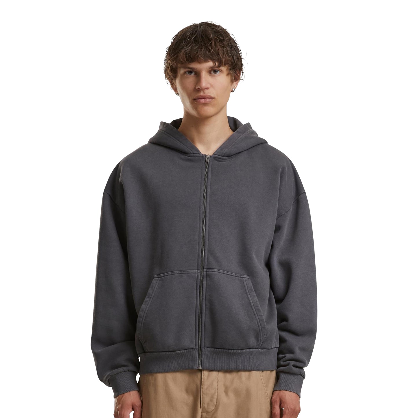 Magnet - Side - Build Your Brand Mens Vintage Heavy Hoodie