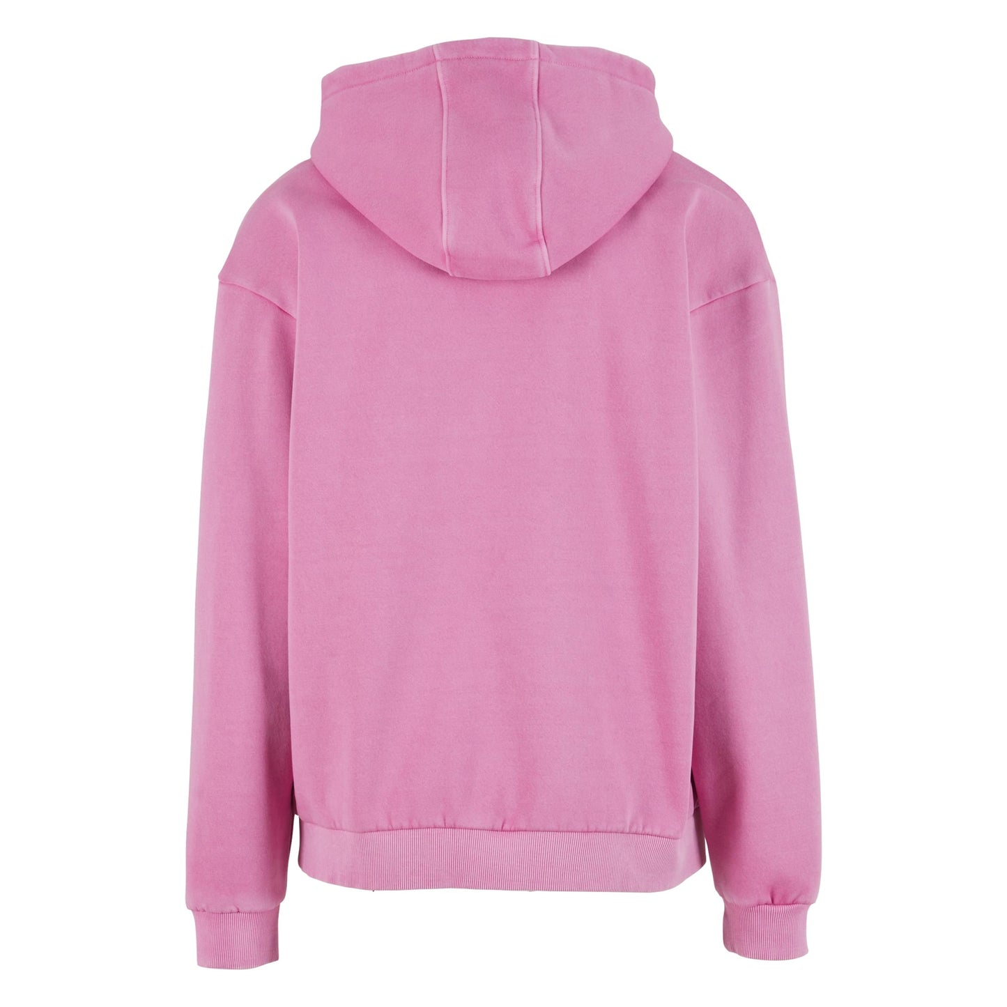 Cool Pink - Back - Build Your Brand Mens Vintage Heavy Hoodie