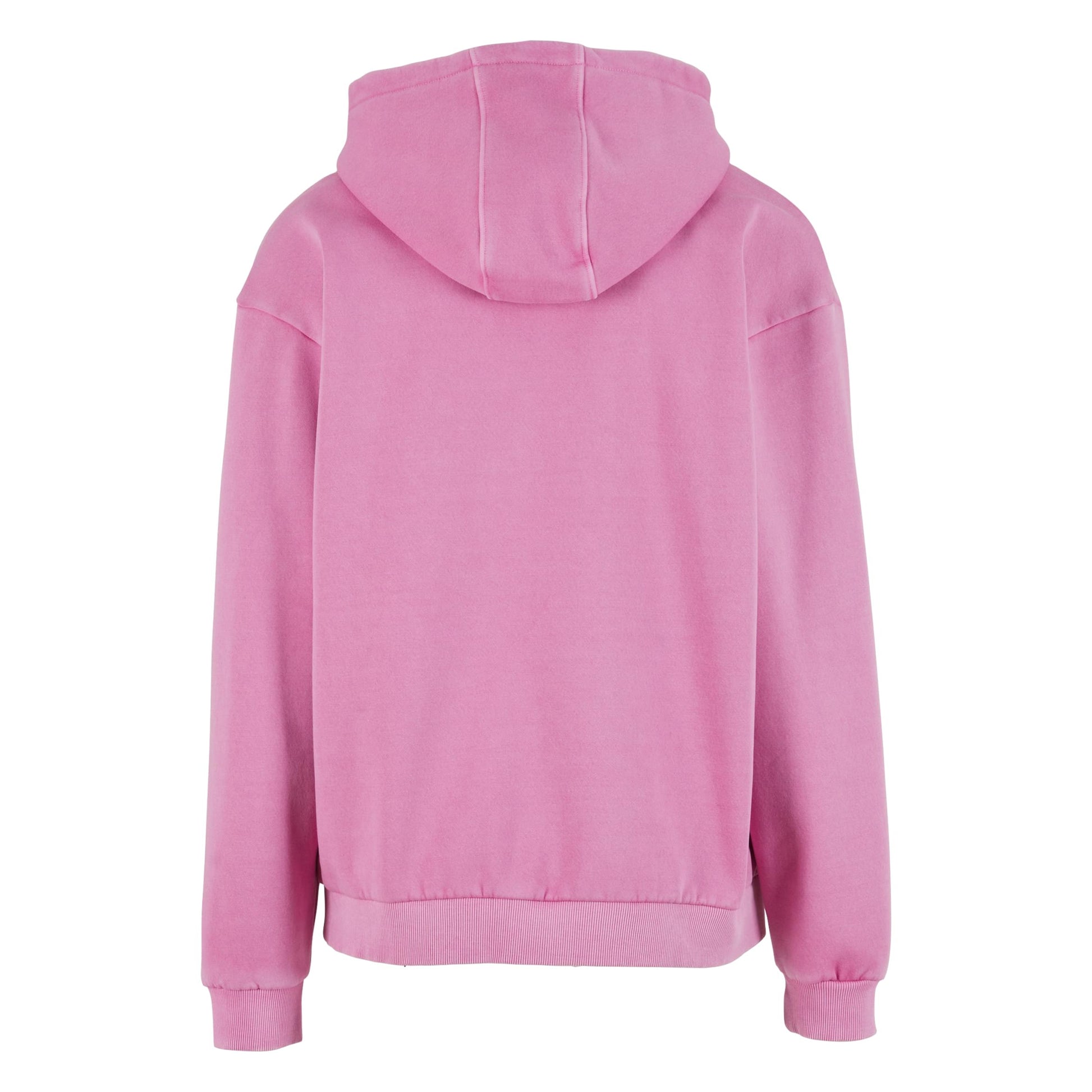 Cool Pink - Back - Build Your Brand Mens Vintage Heavy Hoodie
