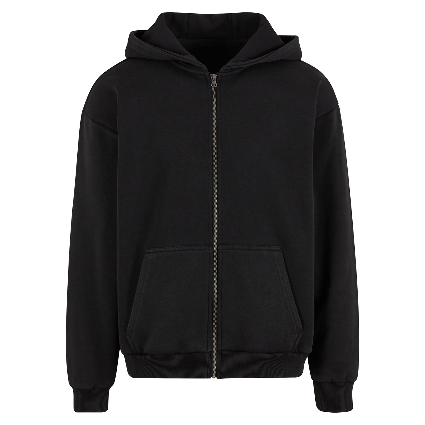Black - Front - Build Your Brand Mens Vintage Heavy Hoodie