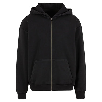 Black - Front - Build Your Brand Mens Vintage Heavy Hoodie