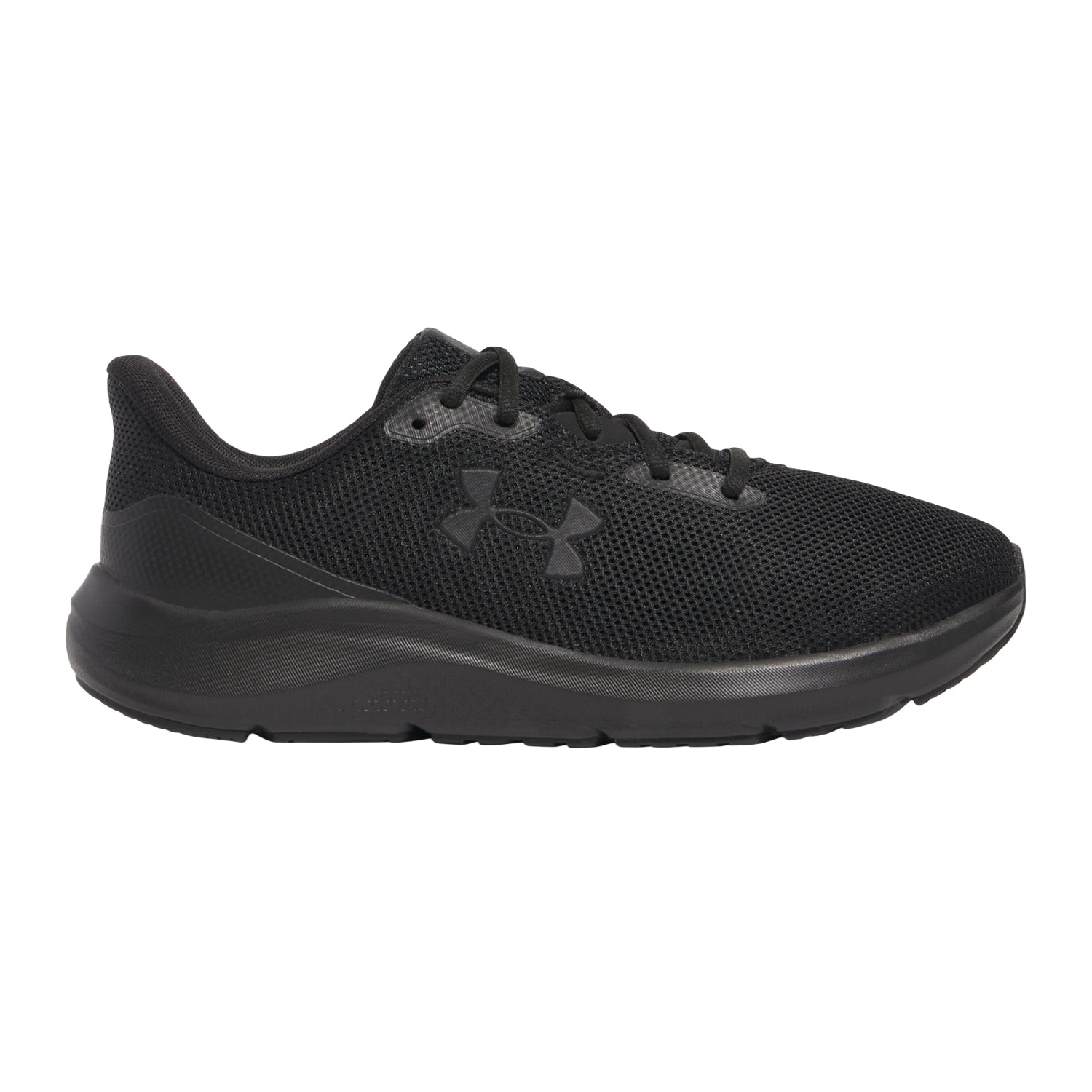 Black - Side - Under Armour Mens Charged Pursuit 4 Trainers