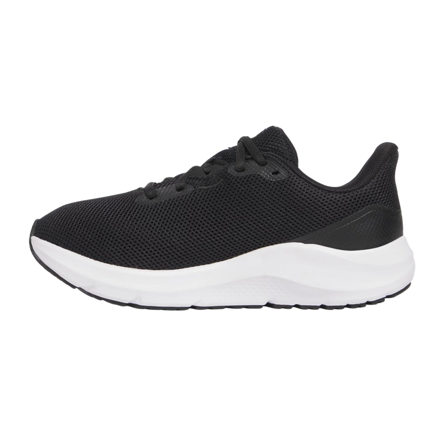 Black-White - Back - Under Armour Mens Charged Pursuit 4 Trainers
