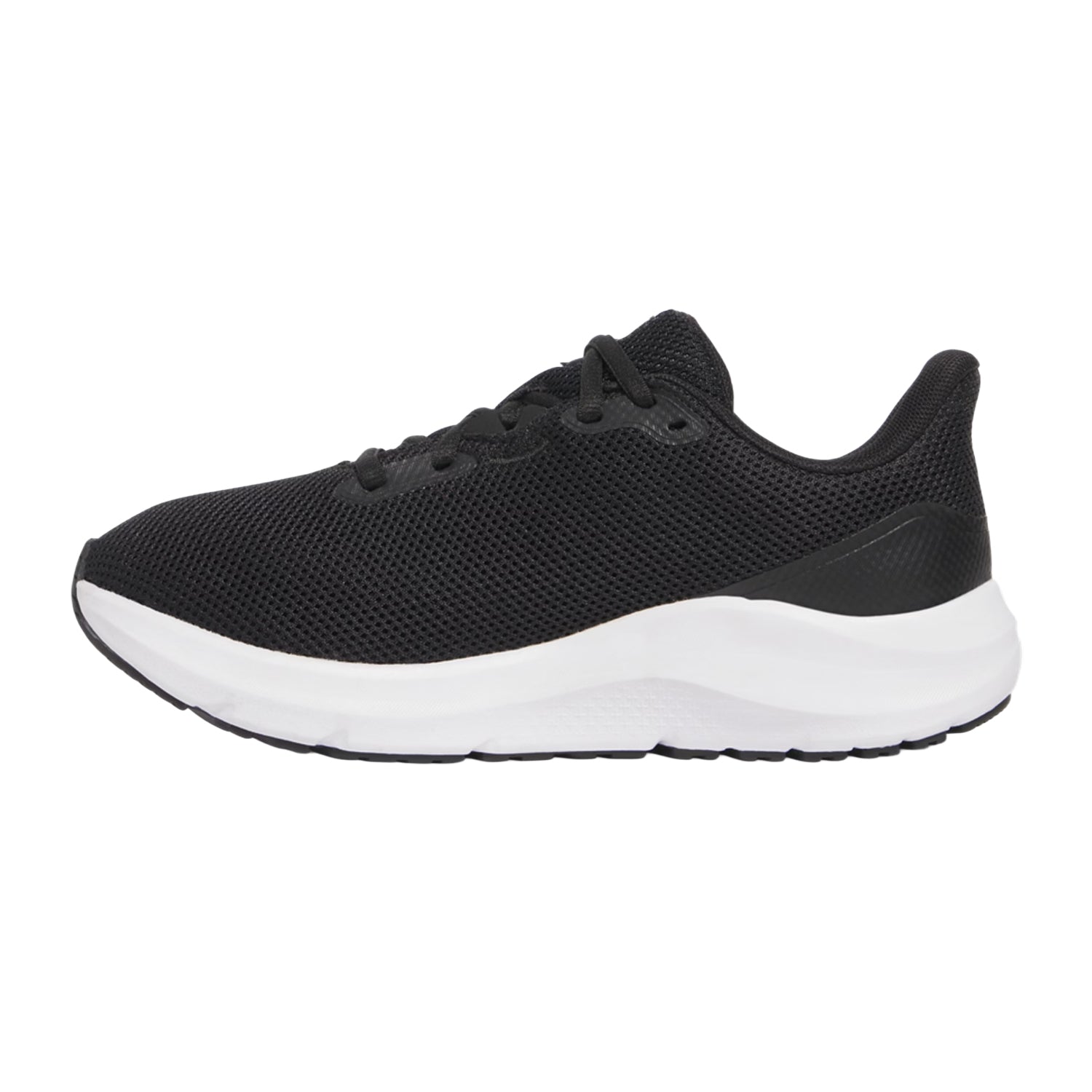 Black-White - Back - Under Armour Mens Charged Pursuit 4 Trainers