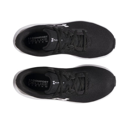 Black-White - Lifestyle - Under Armour Mens Charged Pursuit 4 Trainers