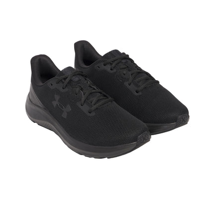 Black - Front - Under Armour Mens Charged Pursuit 4 Trainers