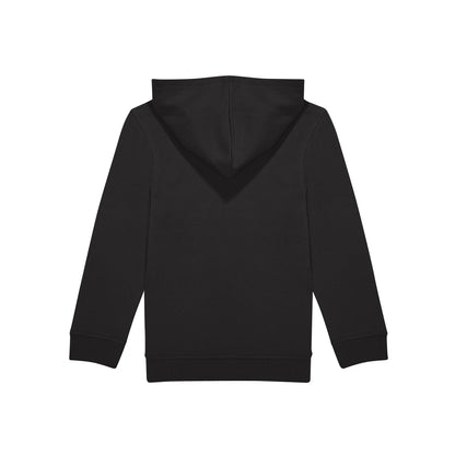 Black - Back - B&C Childrens-Kids ID.333 Long-Sleeved Hoodie
