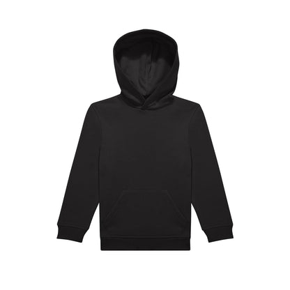 Black - Front - B&C Childrens-Kids ID.333 Long-Sleeved Hoodie