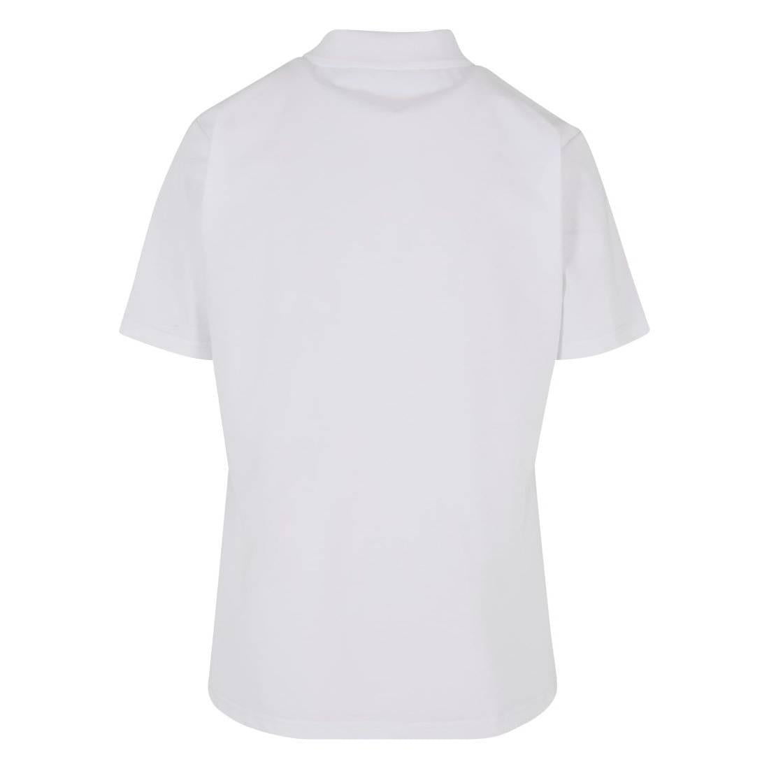 White - Back - Build Your Brand Womens-Ladies Sorona Polo Shirt