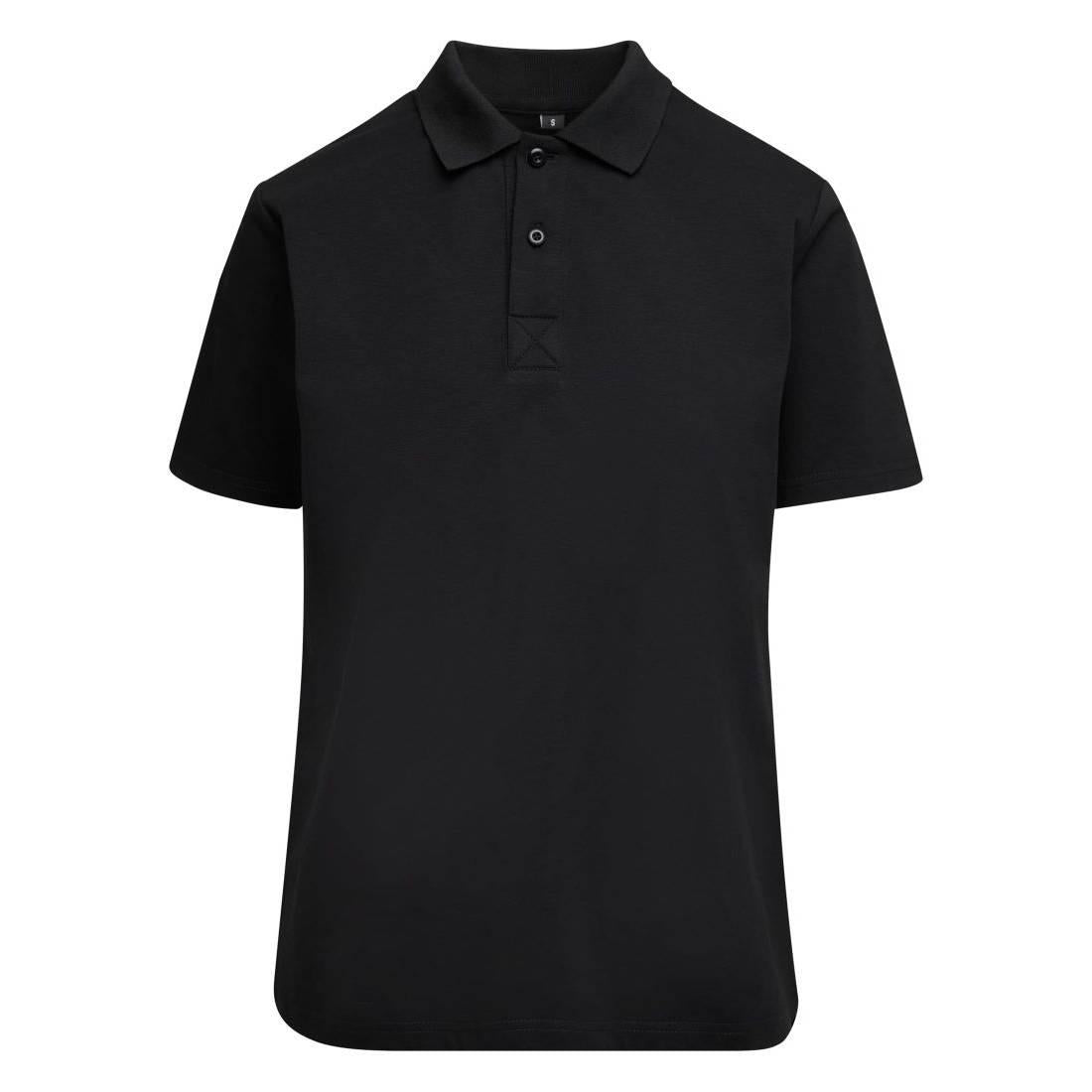 Black - Front - Build Your Brand Womens-Ladies Sorona Polo Shirt