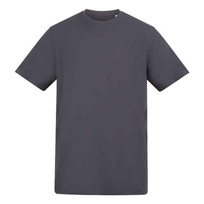 Solid Charcoal - Front - Awdis Unisex Adult 180 T-Shirt