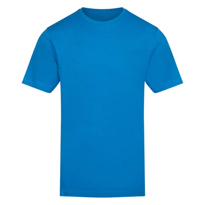 Sapphire Blue - Front - Awdis Unisex Adult 180 T-Shirt