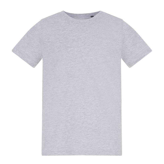 Heather Grey - Front - Awdis Childrens-Kids Plain Heather T-Shirt