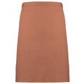 Chestnut - Front - Premier Ladies-Womens Mid-Length Apron