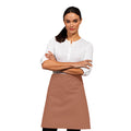 Chestnut - Back - Premier Ladies-Womens Mid-Length Apron