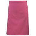 Hot Pink - Front - Premier Ladies-Womens Mid-Length Apron