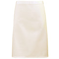 Natural - Front - Premier Ladies-Womens Mid-Length Apron