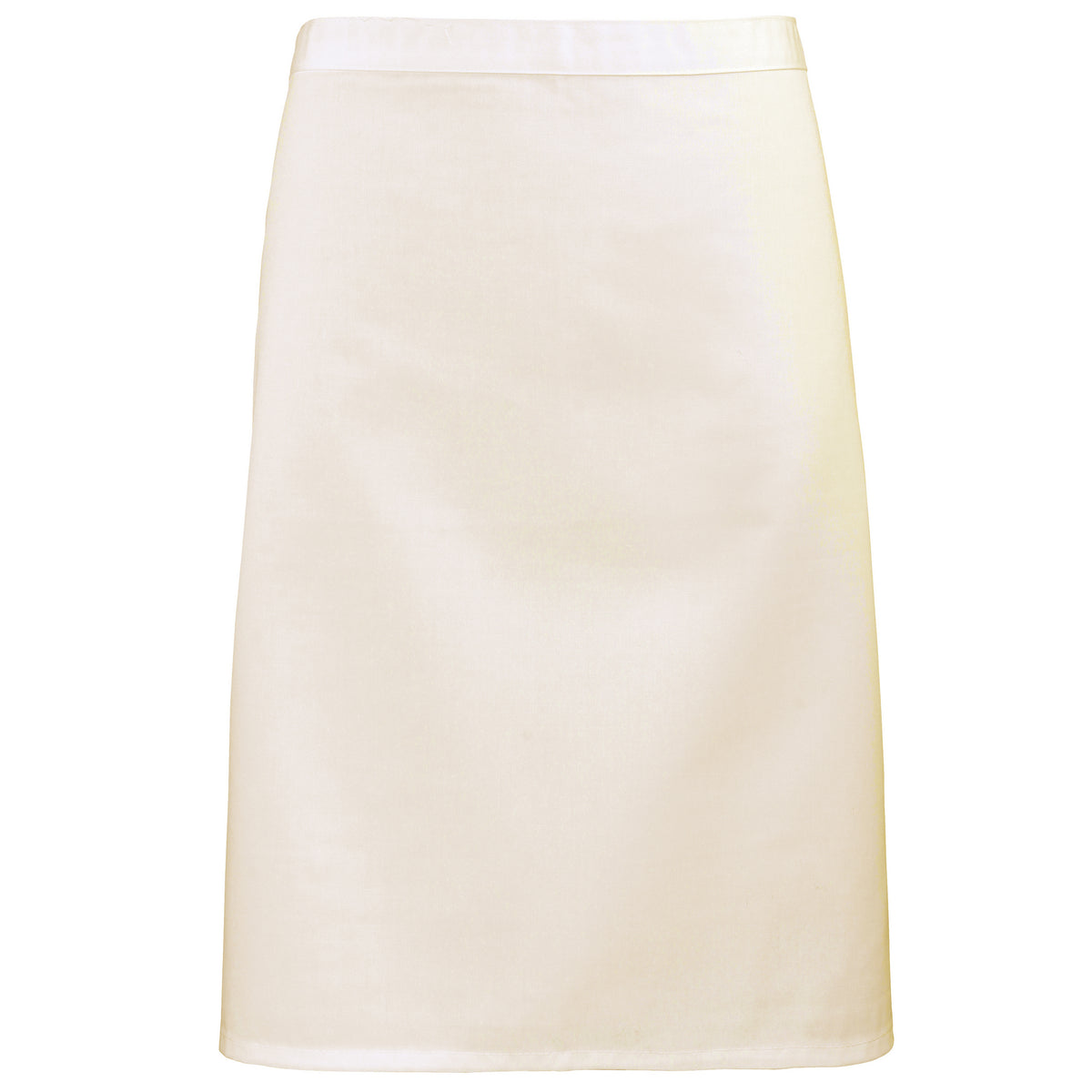 Natural - Front - Premier Ladies-Womens Mid-Length Apron