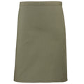 Olive - Front - Premier Ladies-Womens Mid-Length Apron