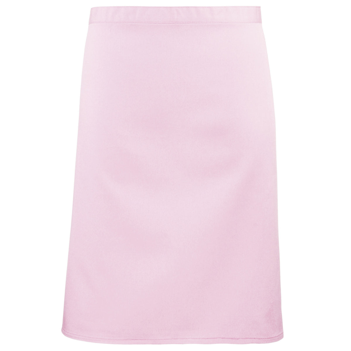 Pink - Front - Premier Ladies-Womens Mid-Length Apron