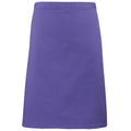 Purple - Front - Premier Ladies-Womens Mid-Length Apron