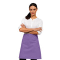 Rich Violet - Back - Premier Ladies-Womens Mid-Length Apron