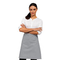 Silver Grey - Back - Premier Ladies-Womens Mid-Length Apron