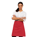 Strawberry Red - Back - Premier Ladies-Womens Mid-Length Apron
